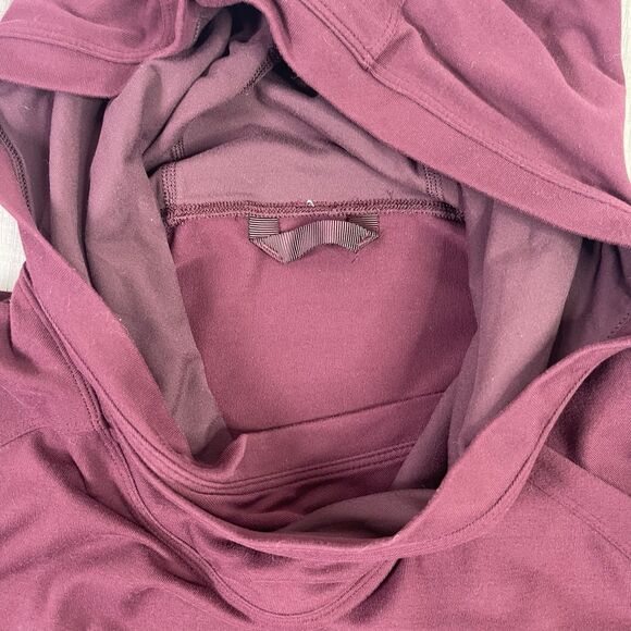 Lululemon Starting Place Hoodie Women's Size 8 Medium Garnet Rulu Yoga Q - Picture 6 of 11